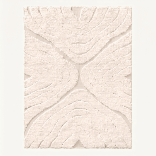 Plush Abstract Arched Pattern Area Rug