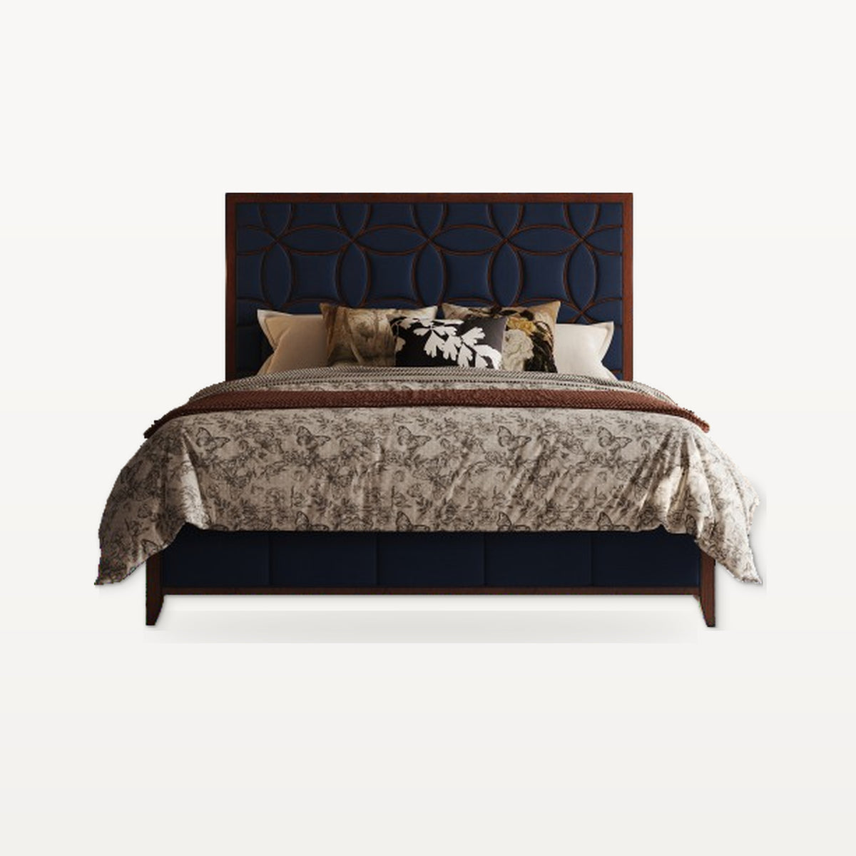 Timan Coin Bed in a finished interior.