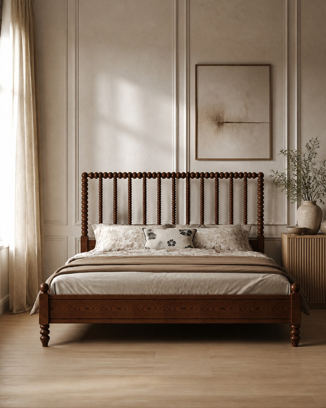 Juno Bed in a finished interior.