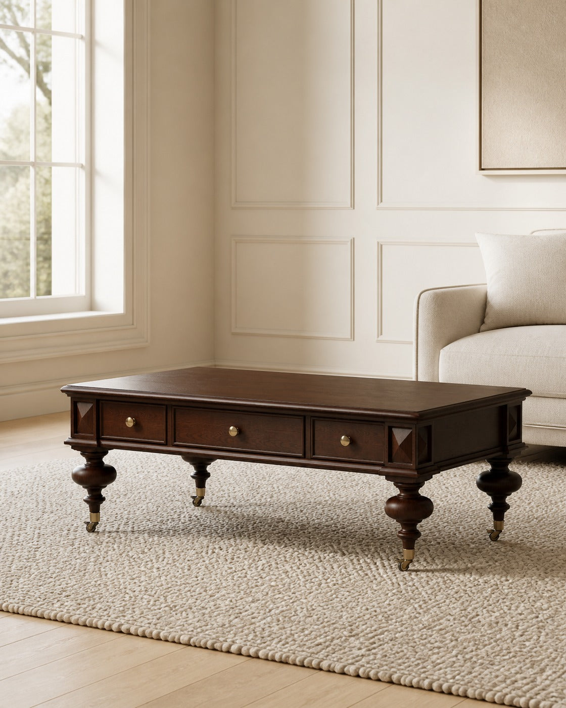 Jody Coffee Table in a finished interior.