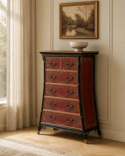 ZSG101 Iris Bamboo Decorative Cabinet — view 02