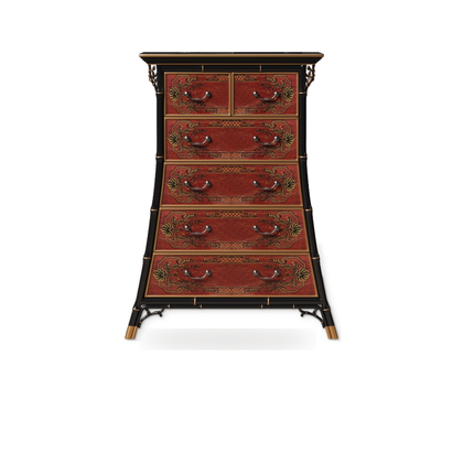 ZSG101 Iris Bamboo Decorative Cabinet — view 03