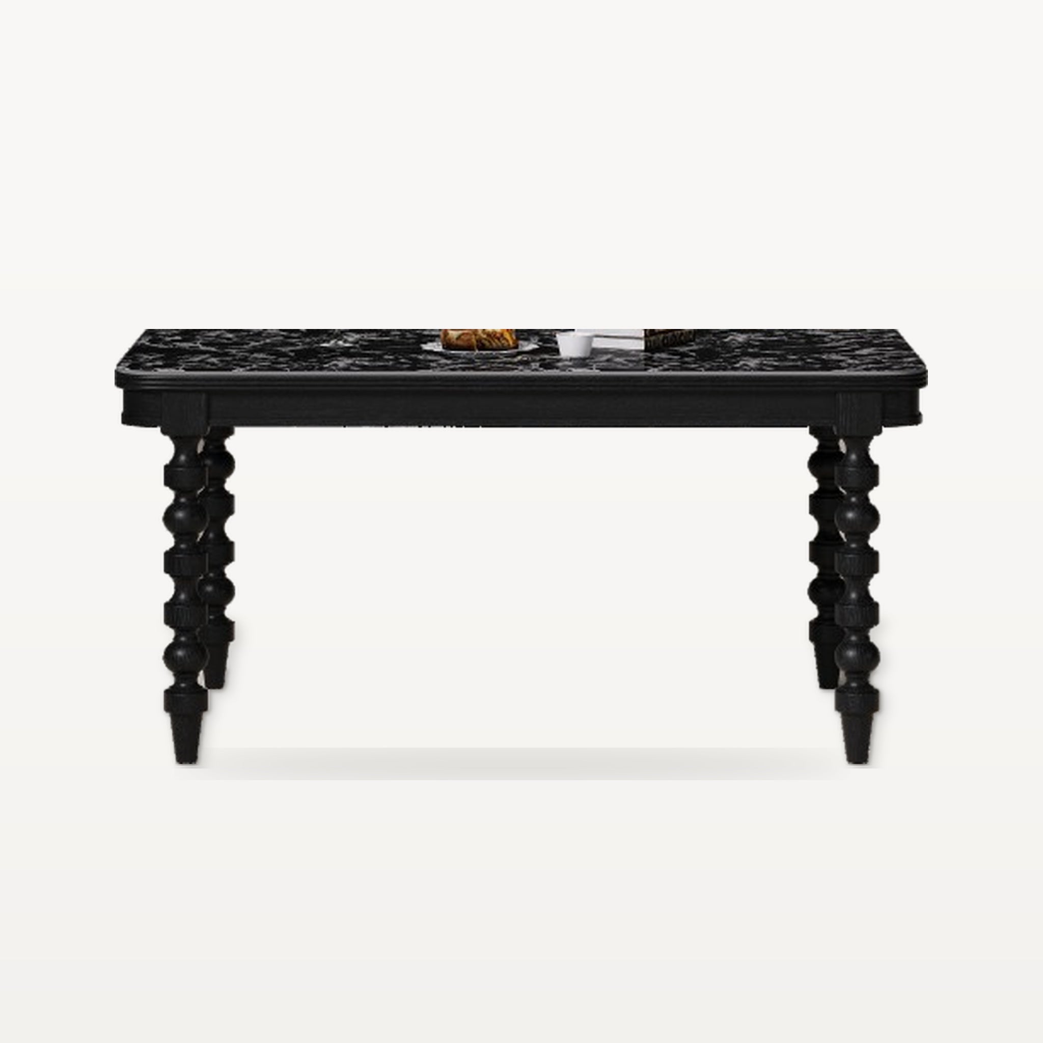 Pamela Dining Table in a finished interior.