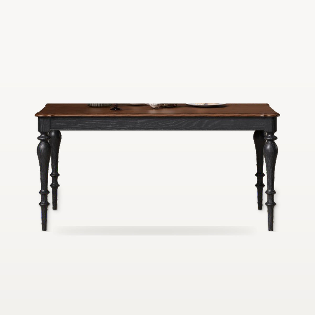 Hayley Dining Table in a finished interior.