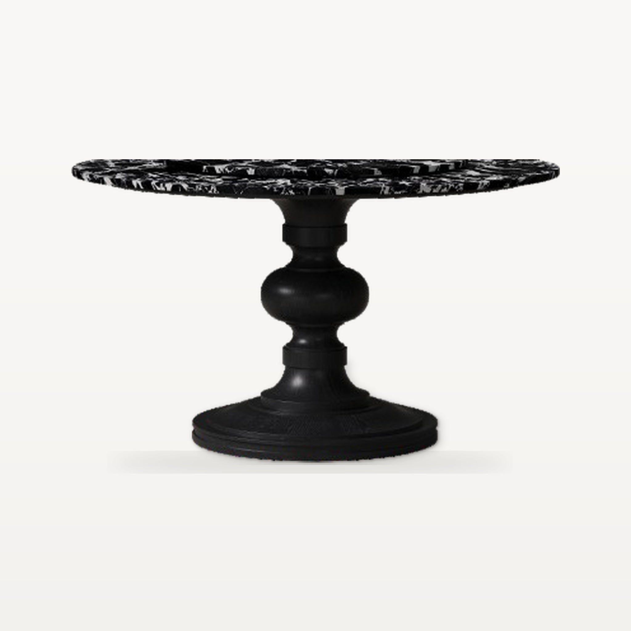 Aurora Round Dining Table in a finished interior.