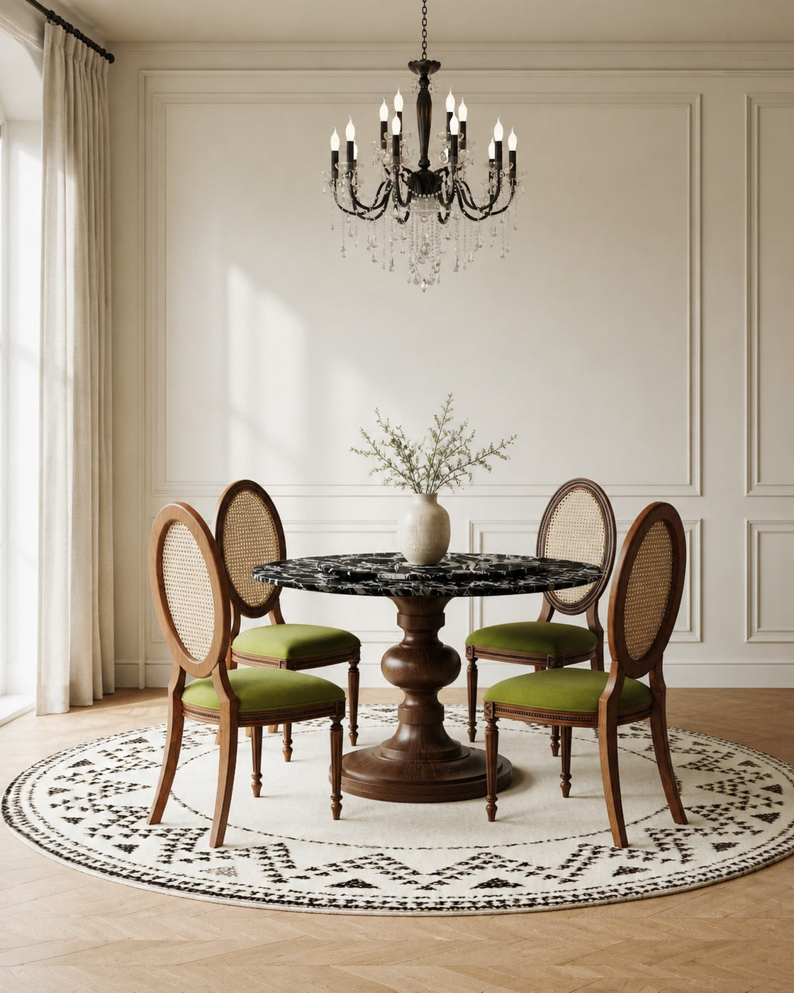 YCZ102 Aurora Round Dining Table — view 03