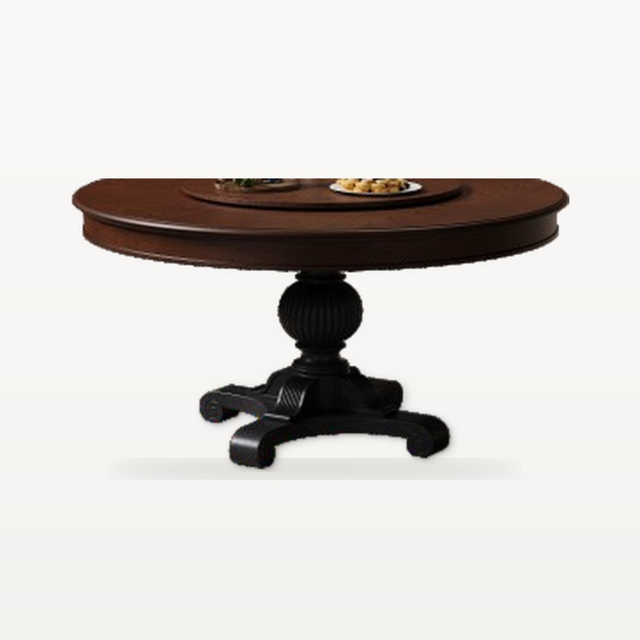 Emily Round Dining Table in a finished interior.