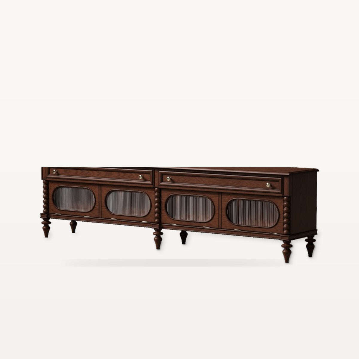 Paul Media Console in a finished interior.