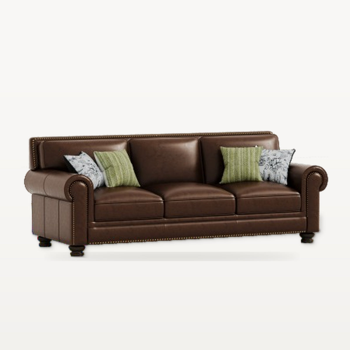 Galton Sofa in a finished interior.
