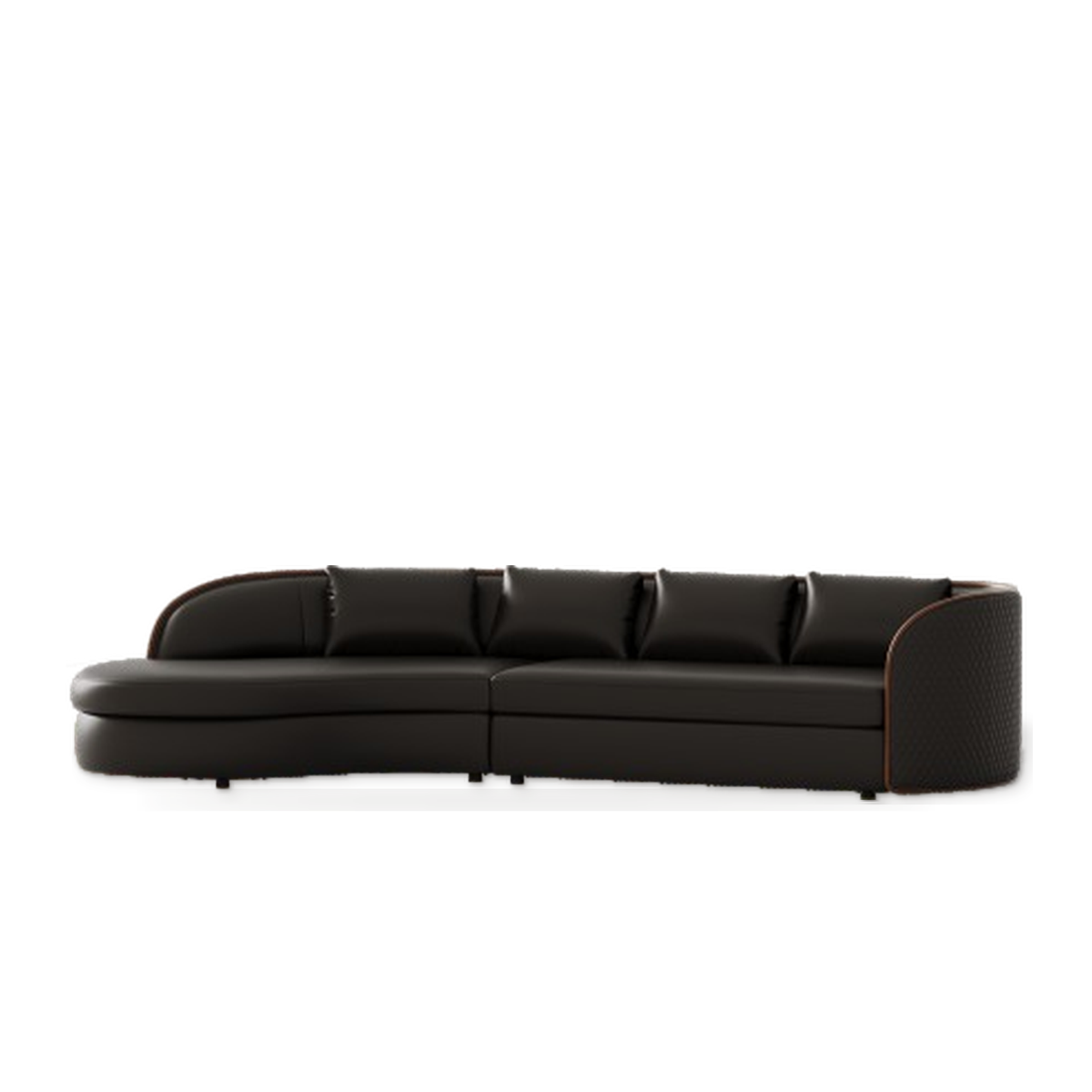 SF111 Luoyi Curved Sofa — view 10