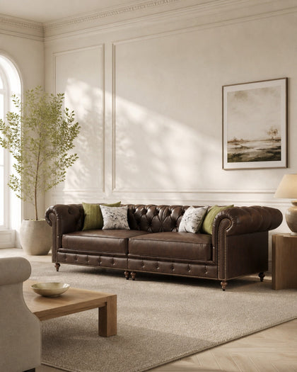 SF112 Browns Sofa — view 05