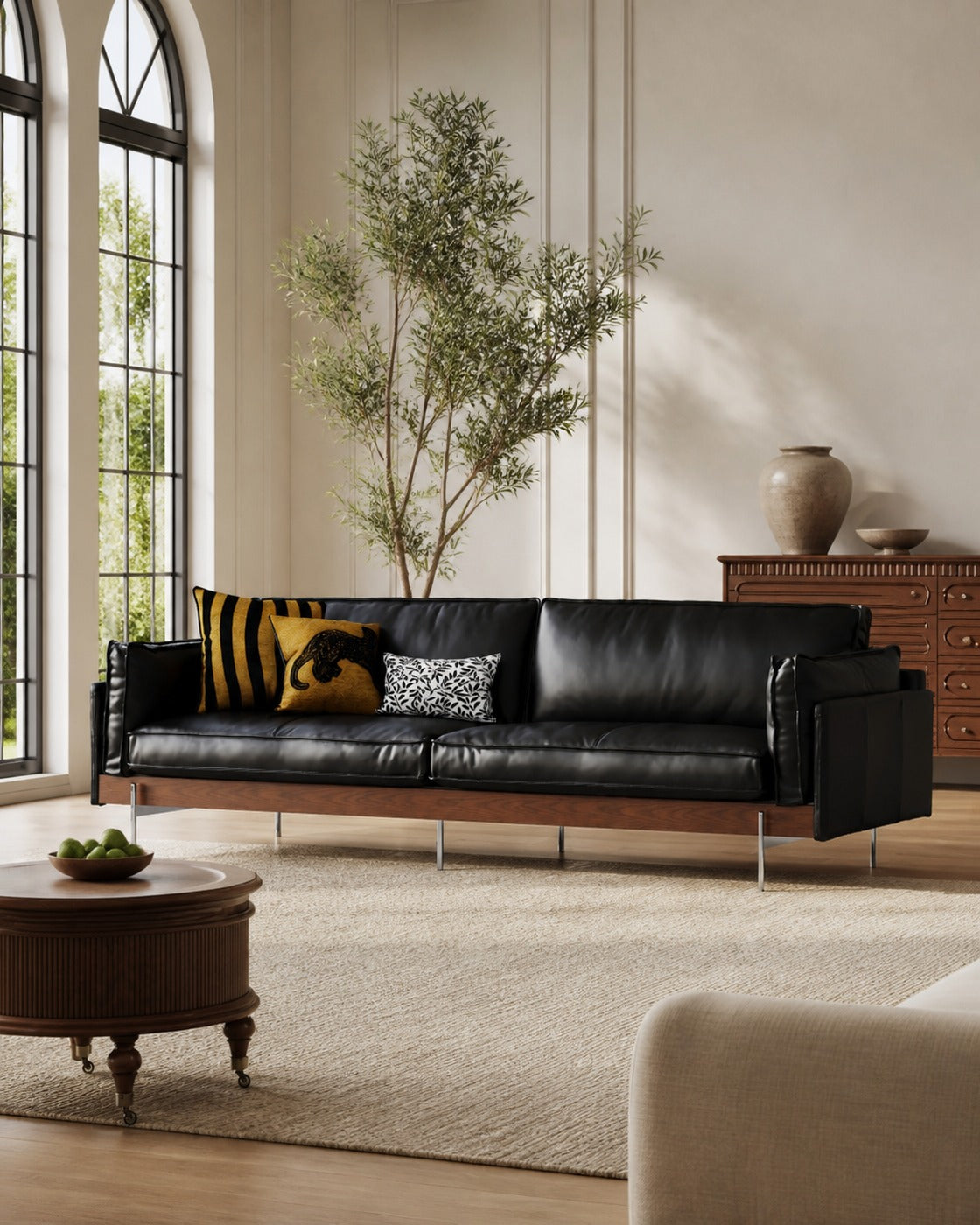 Royston Sofa in a finished interior.