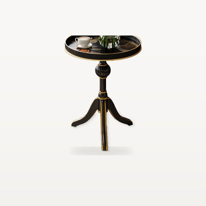 BJ106-A Black Painted Side Table — view 01