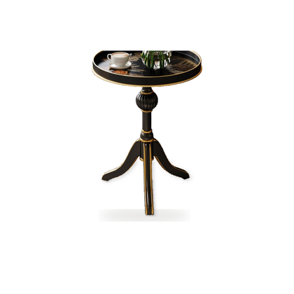 BJ106-A Black Painted Side Table — view 03