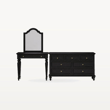 SZG106 Emily Vanity and Edward Dresser Set — view 01