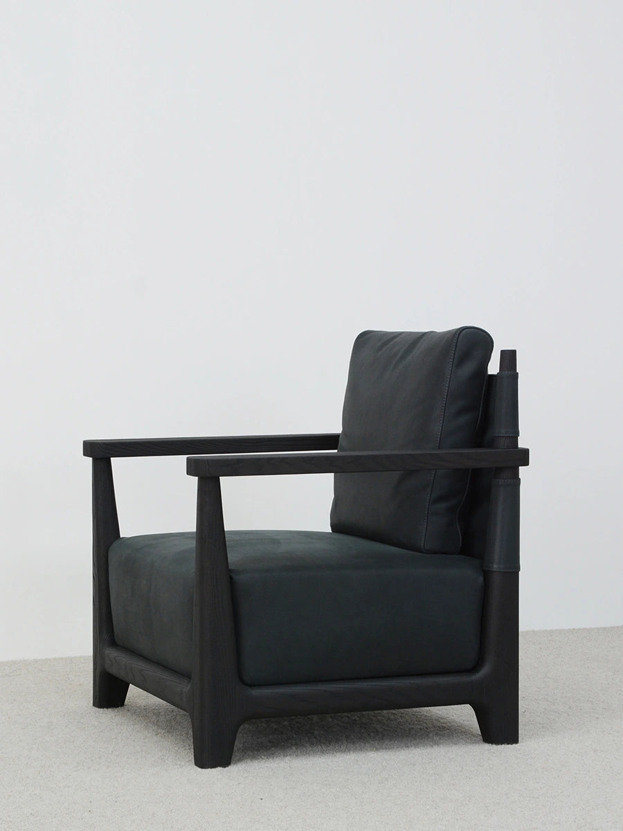 A00032 Lounge Chair in a finished interior.