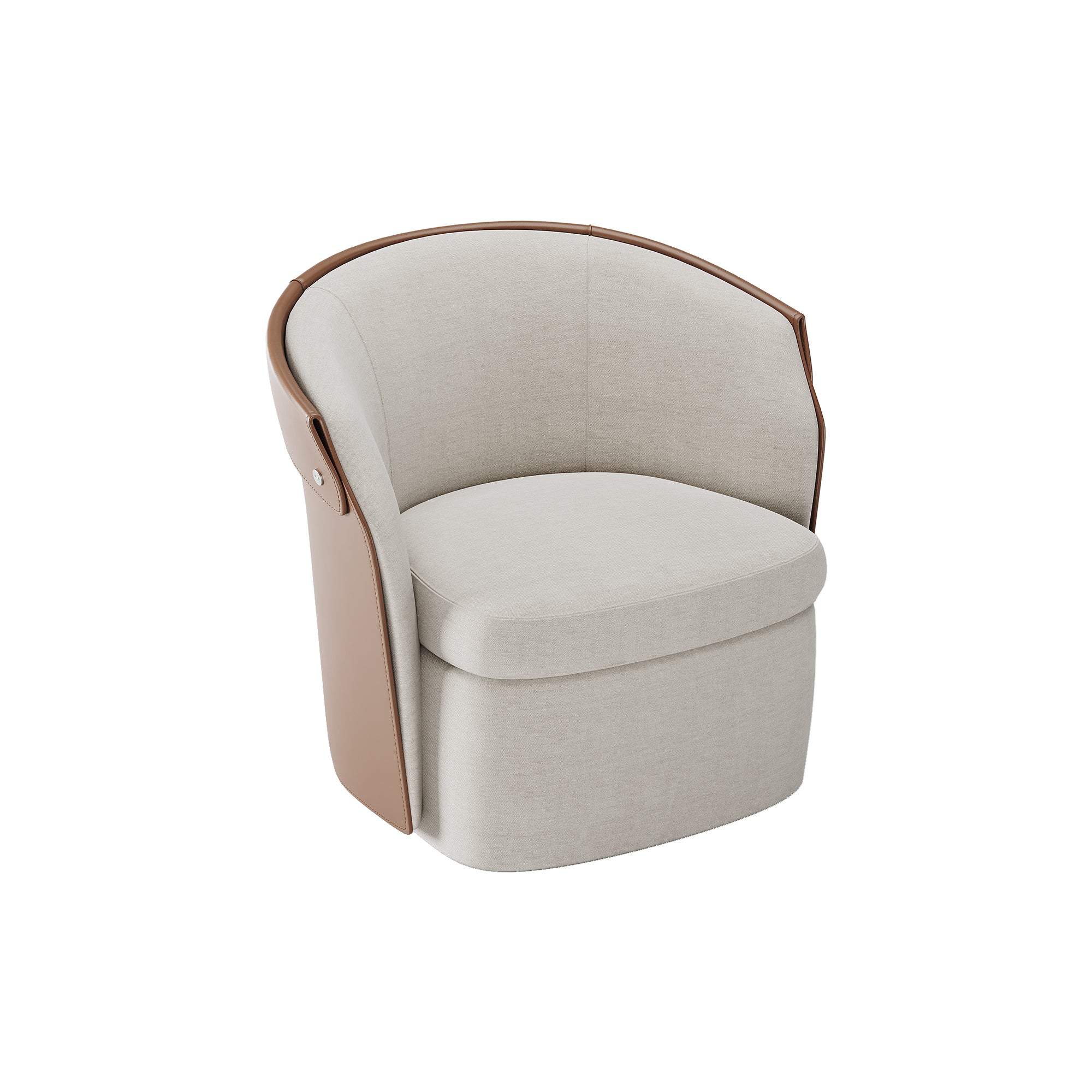Ozzy Lounge Chair in a finished interior.