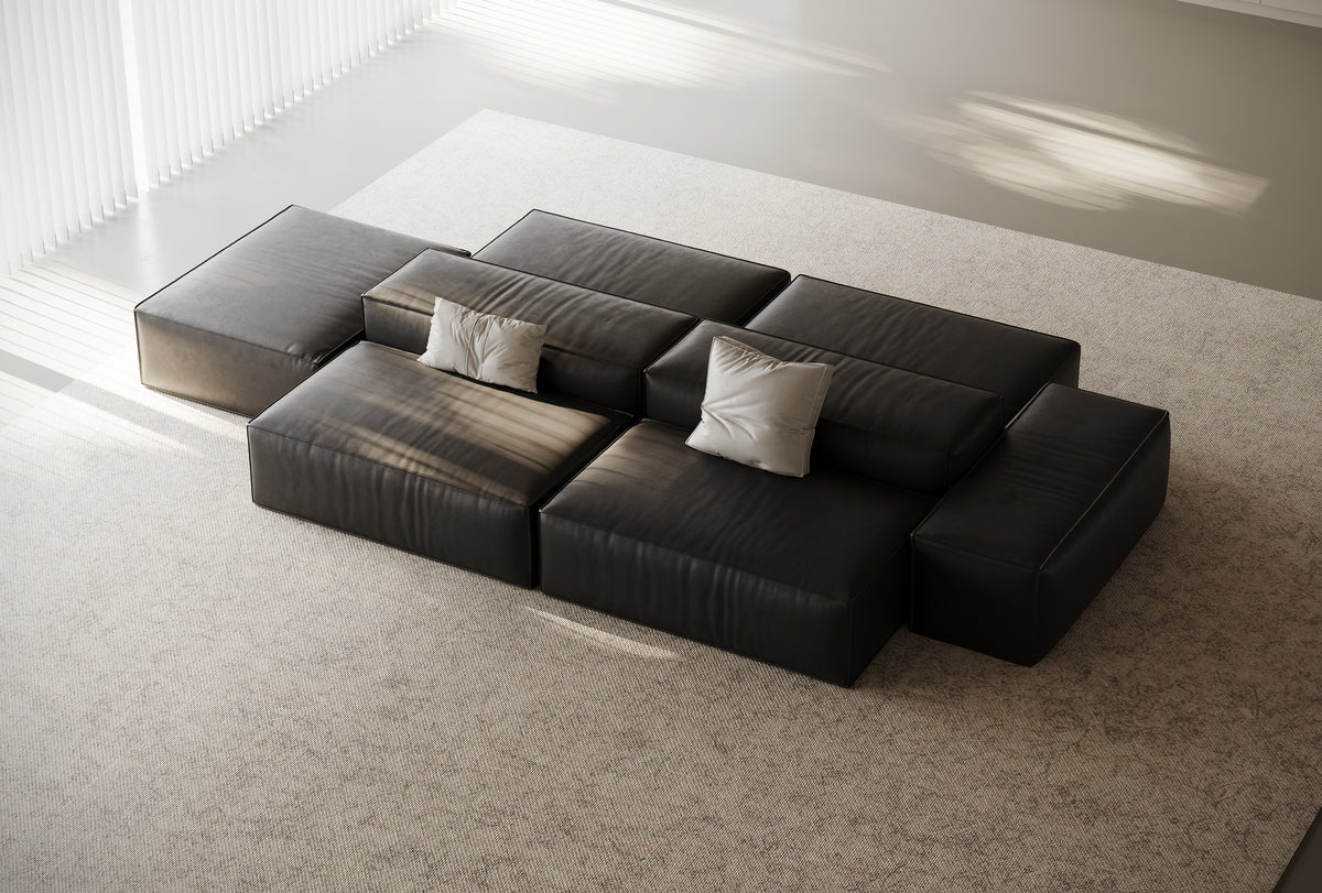 SF-1009 Modular Sofa in a finished interior.