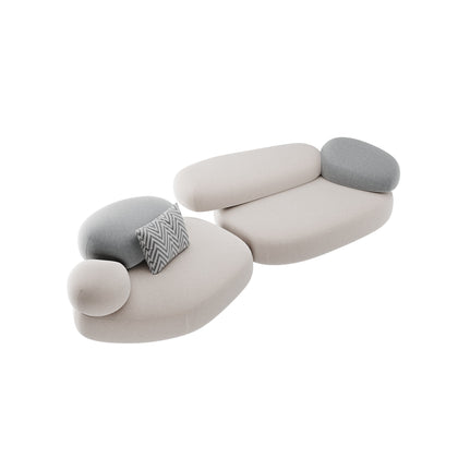 SF-1020 Pebble Rubble Sofa — view 02