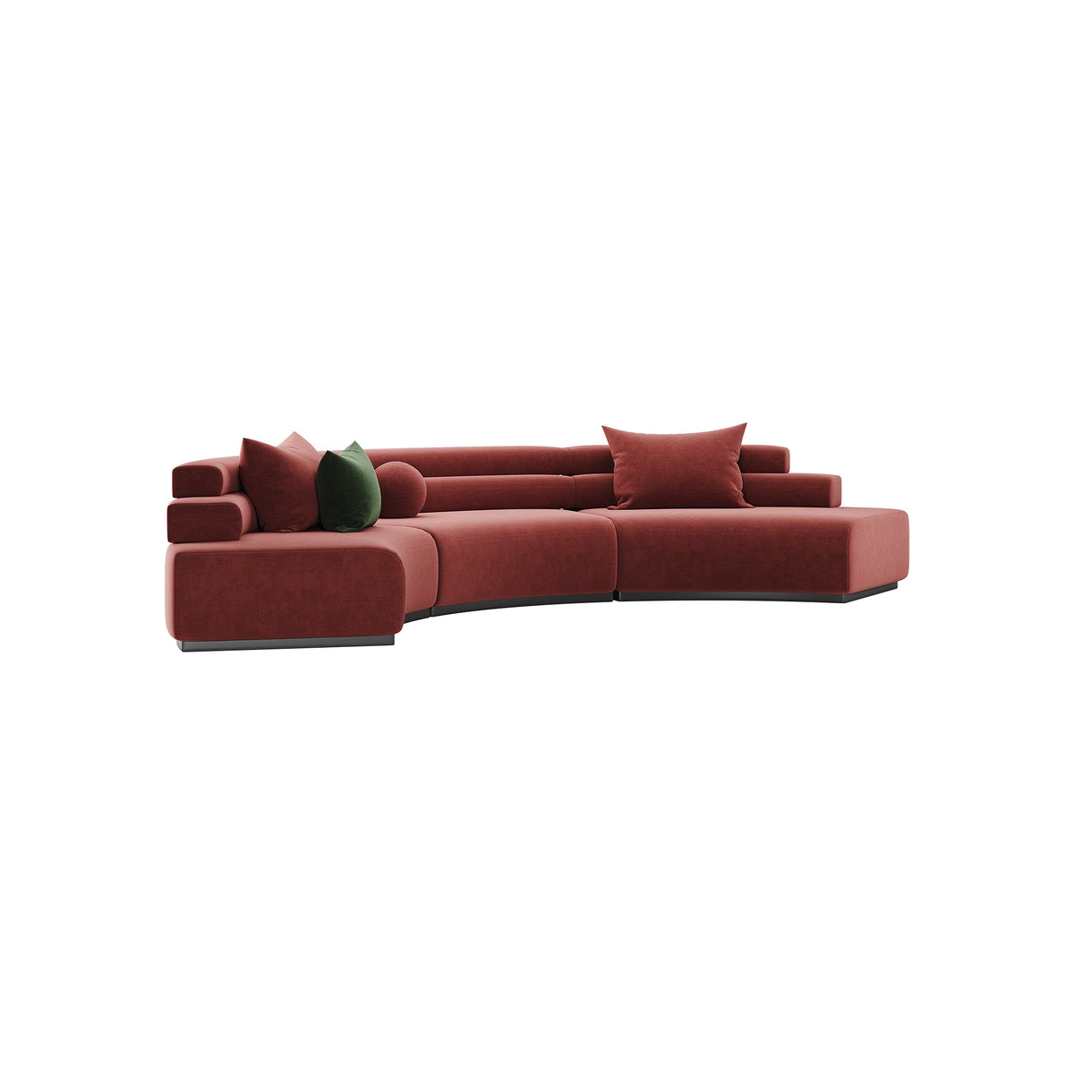 SF-1023 Curved Sofa — view 01