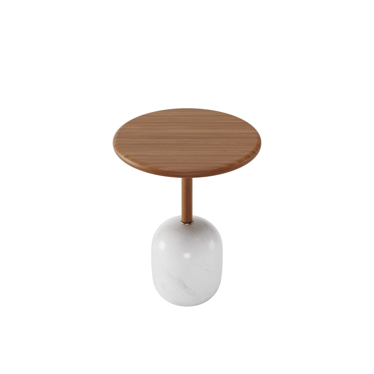 BOTTINI-MARBLE-WOOD-GRAIN-SIDE Bottini Marble Wood-Grain Side Table — view 01