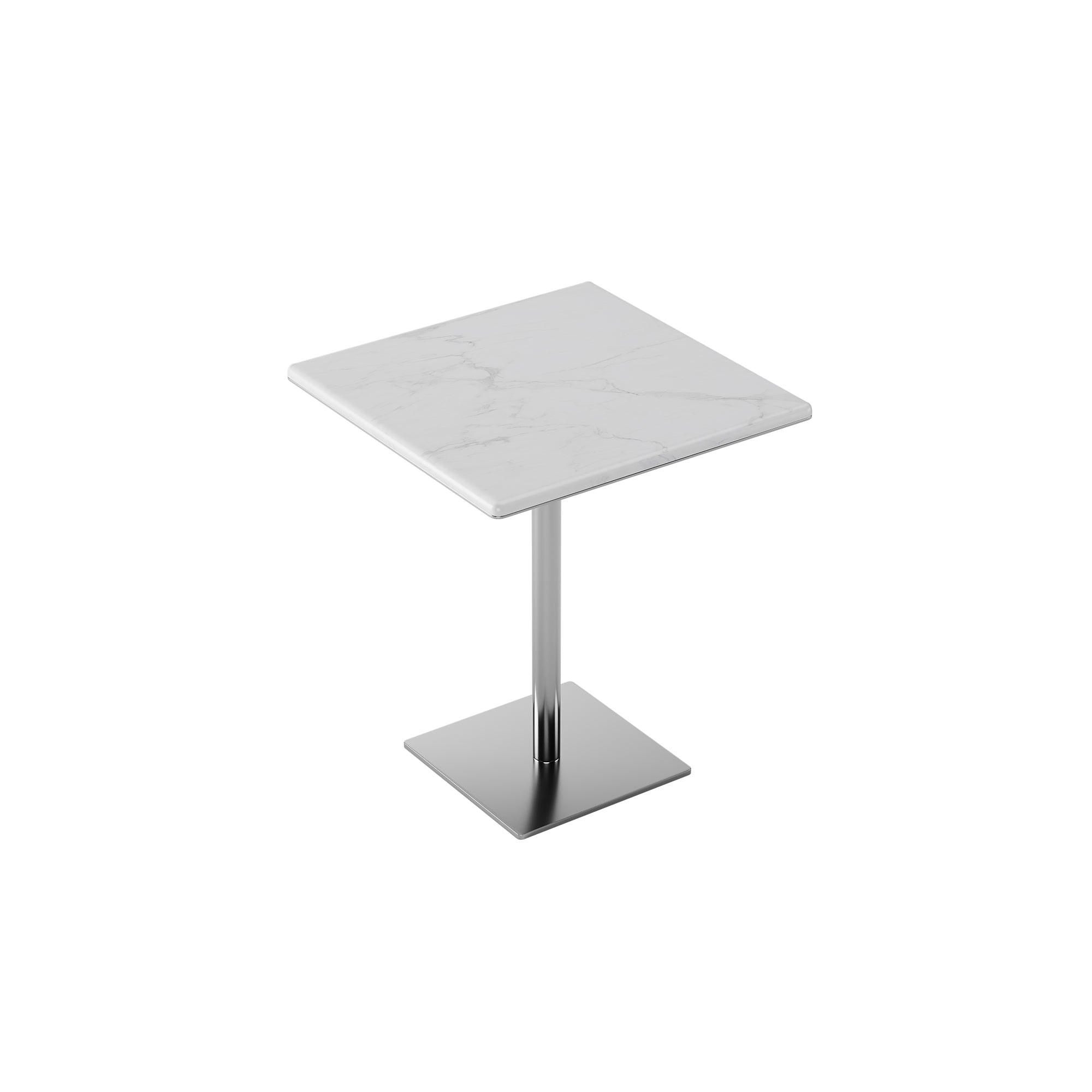 Square Side Table in a finished interior.