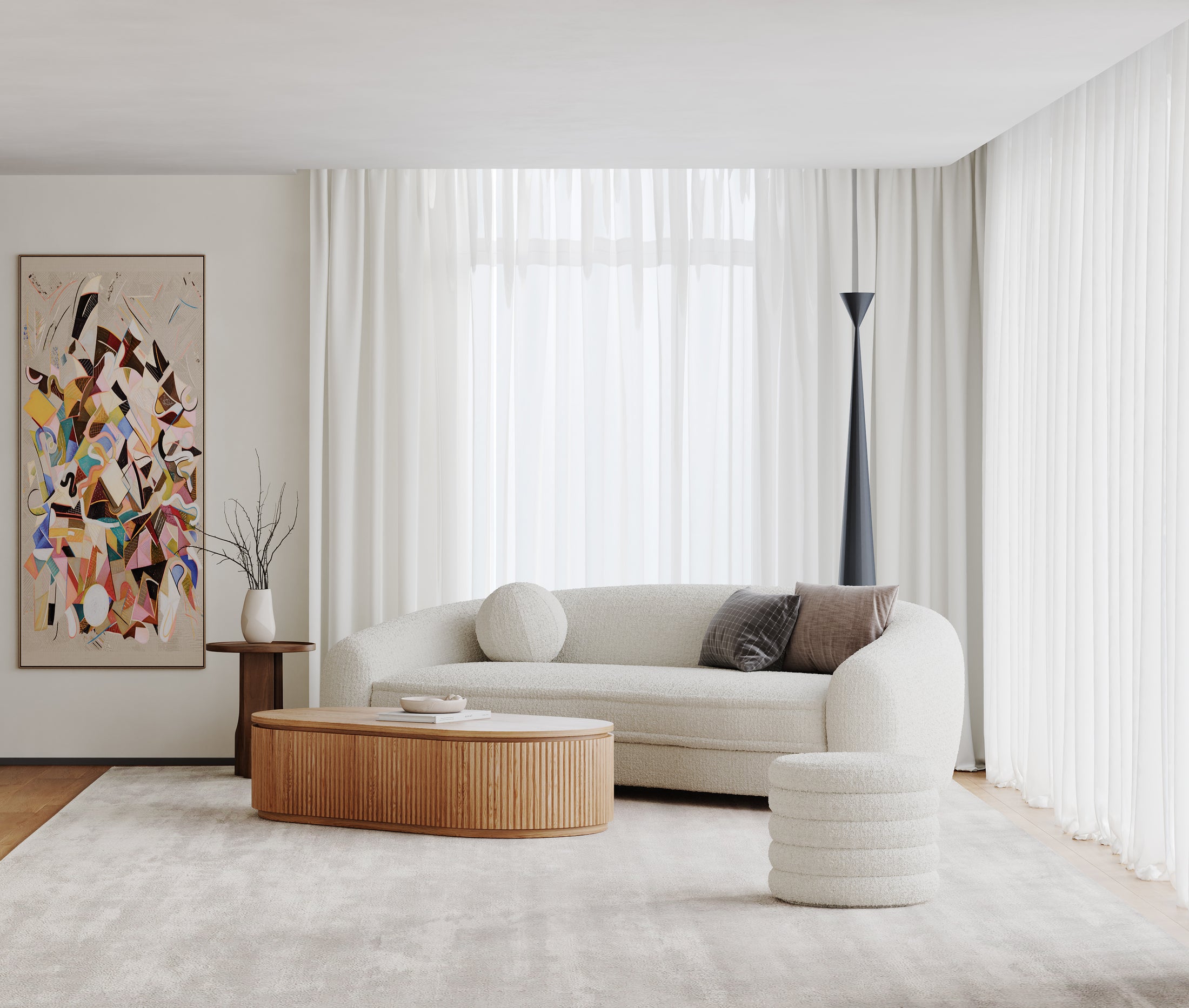 Loungescape Sofa in a finished interior.