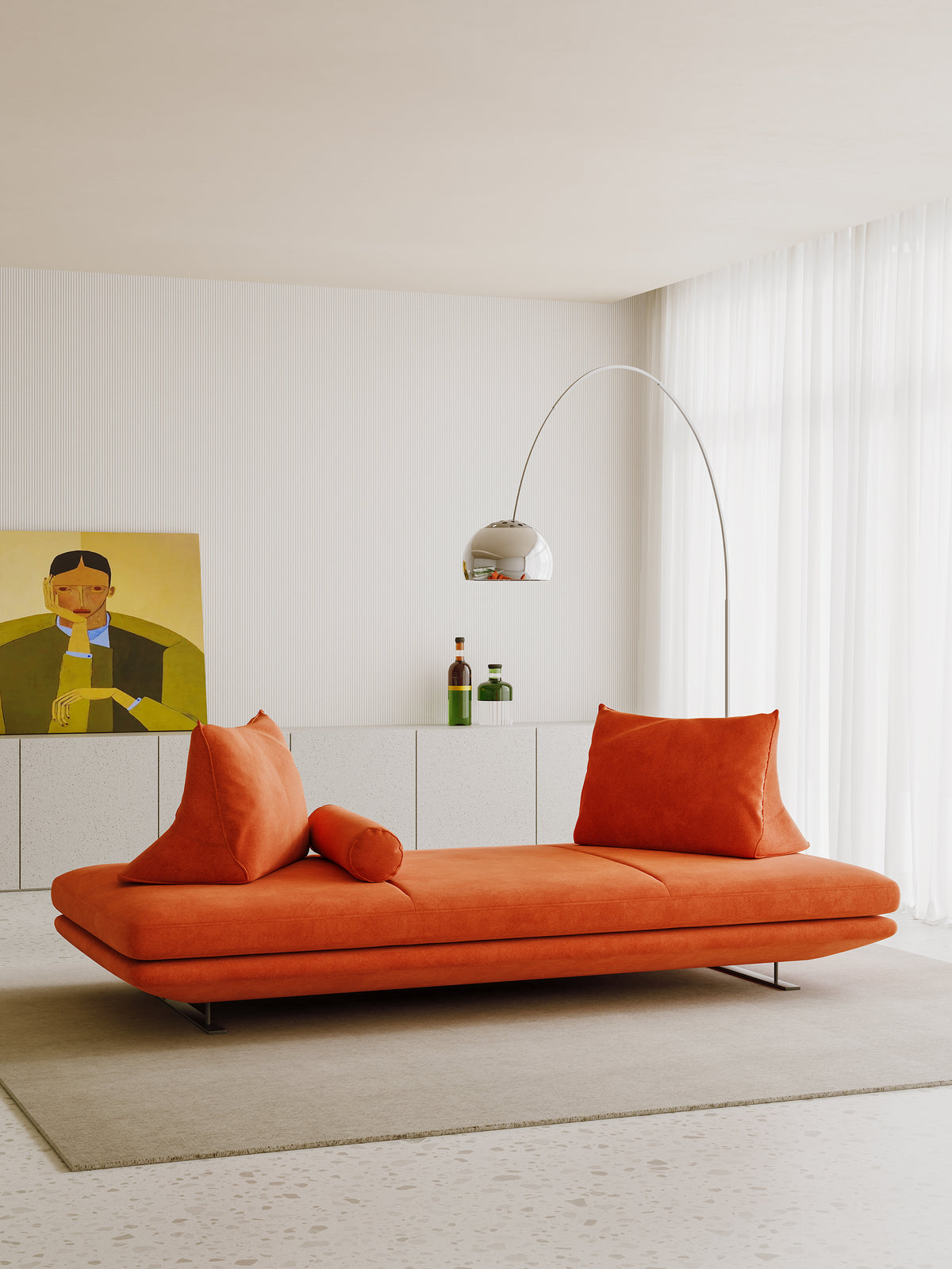 Prado Sofa in a finished interior.