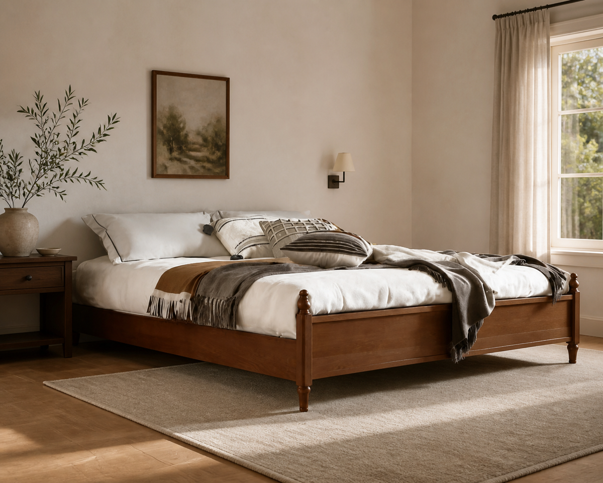 Atubi Bed AB011B-B in a finished interior.