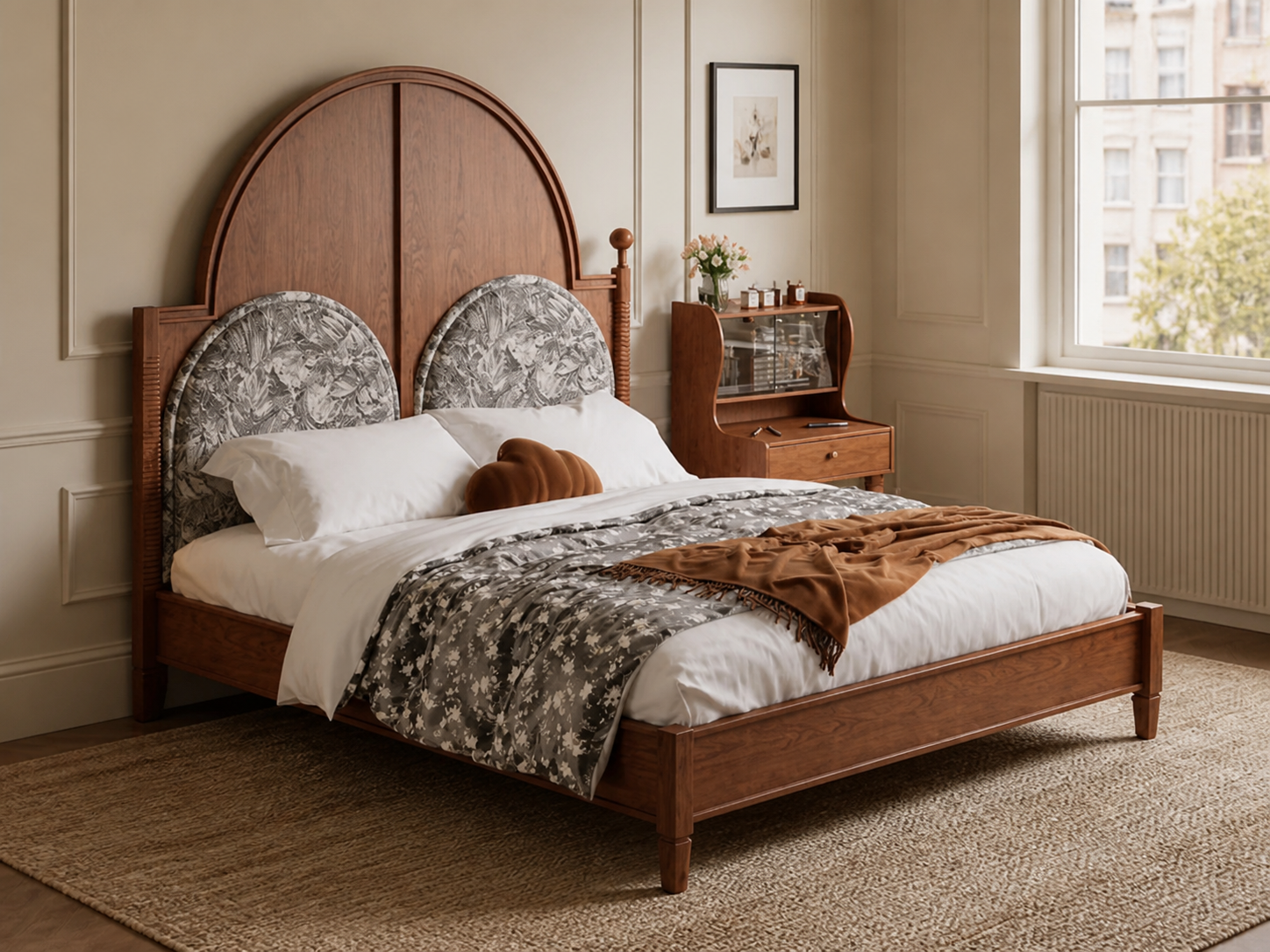 Atubi Bed AB1910 in a finished interior.