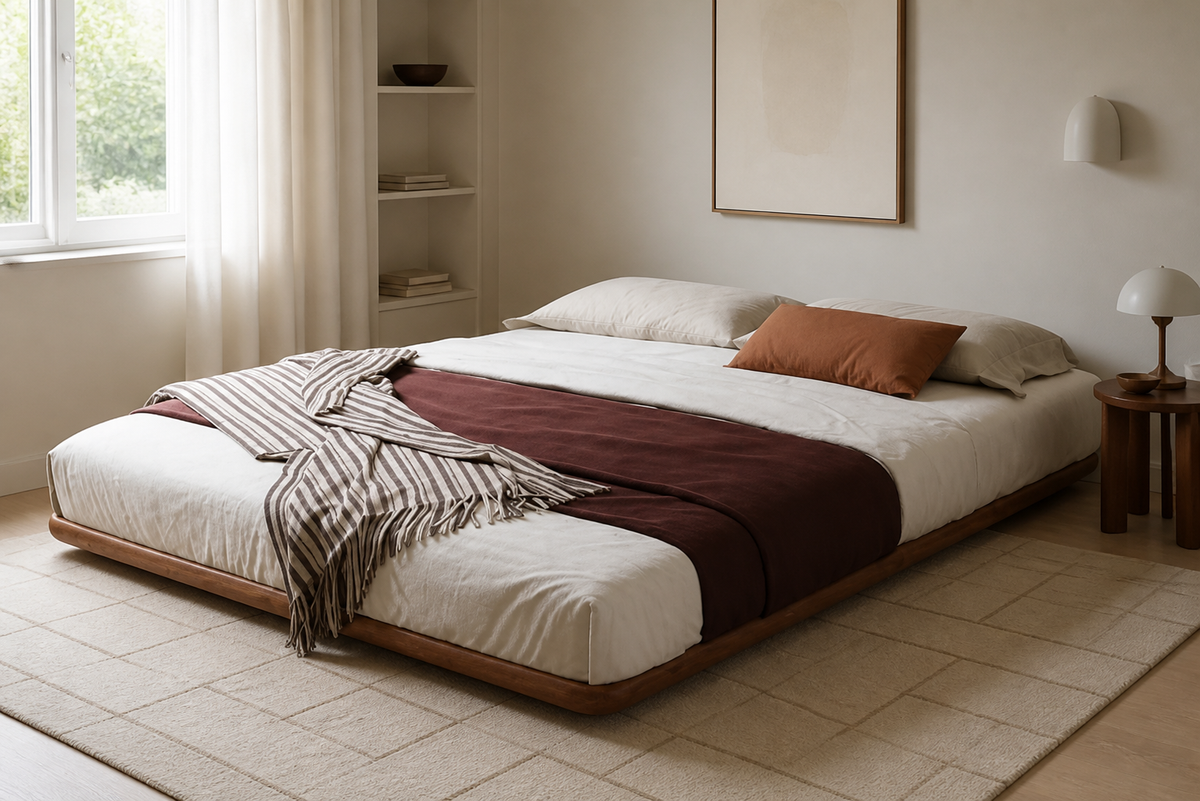Atubi Bed AB1920 in a finished interior.