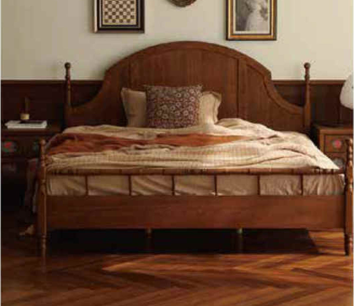 Atubi Bed ABSMC002 in a finished interior.