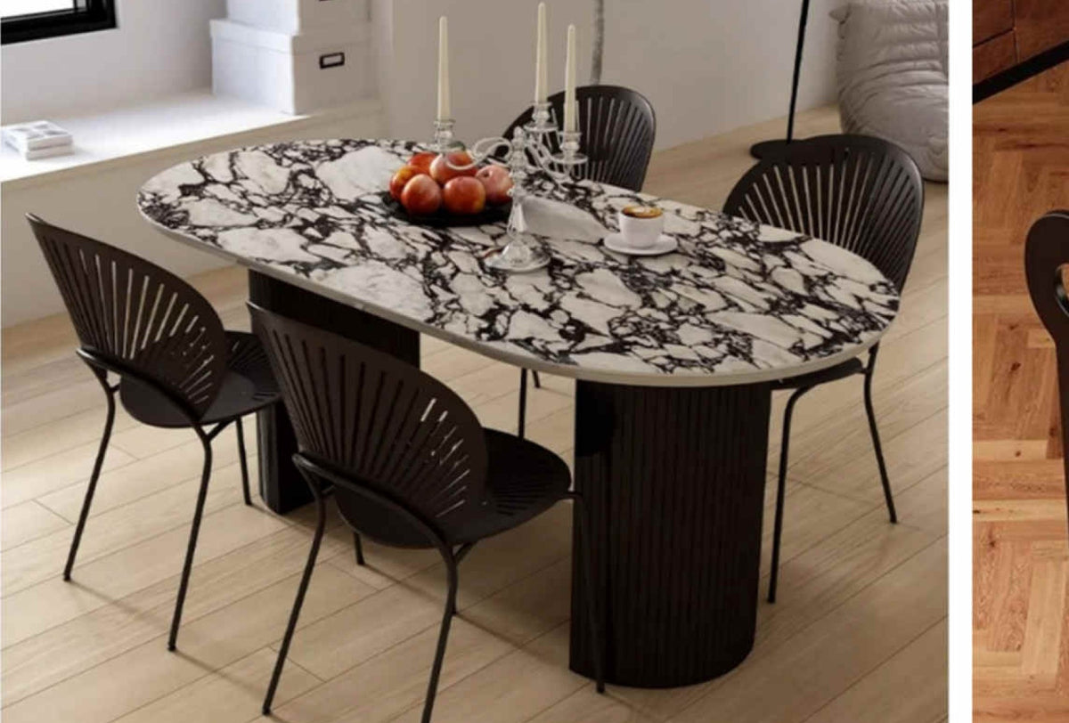 Atubi Dining Table ATF032 in a finished interior.
