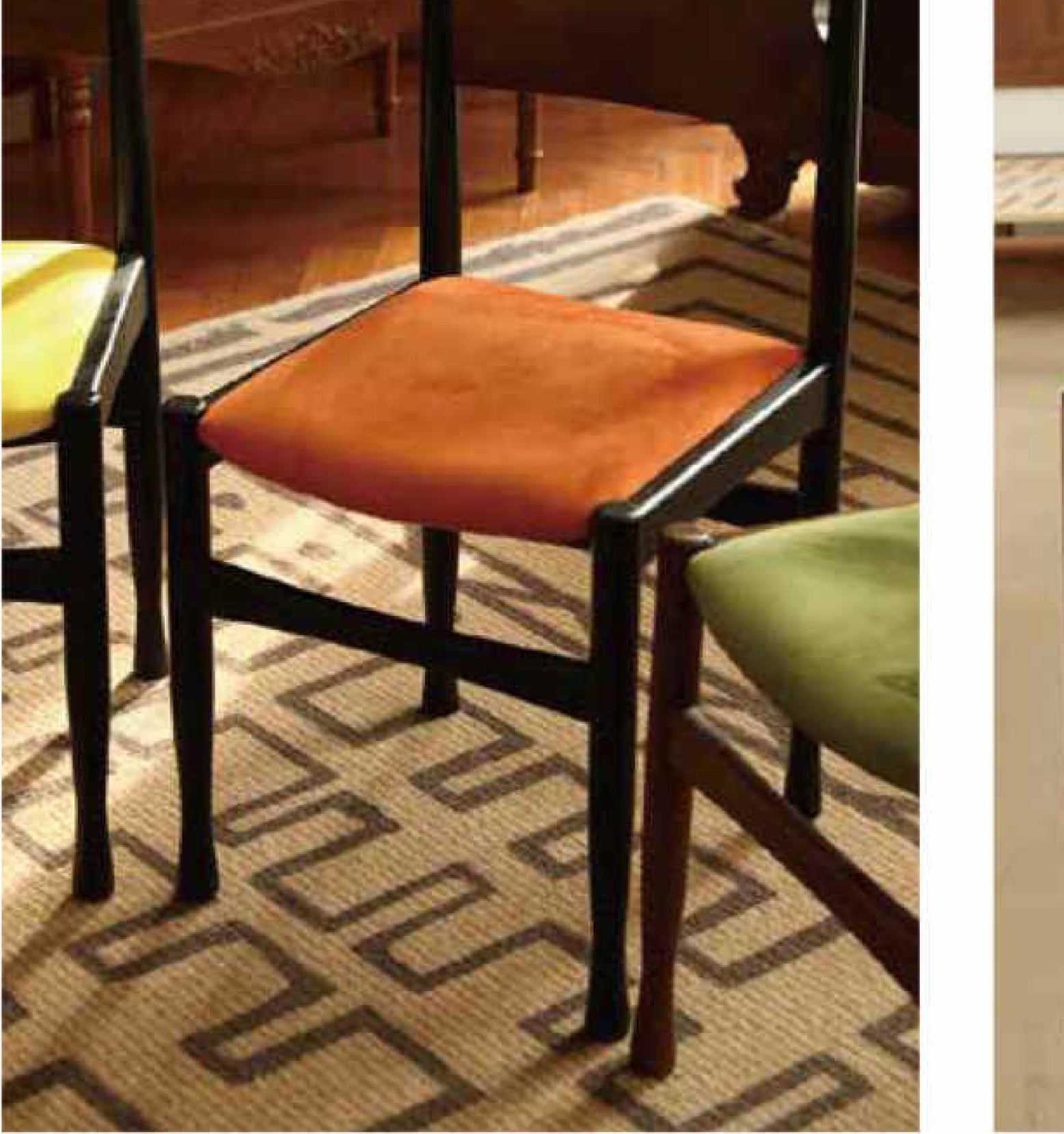 Atubi Stool ACCY11 in a finished interior.