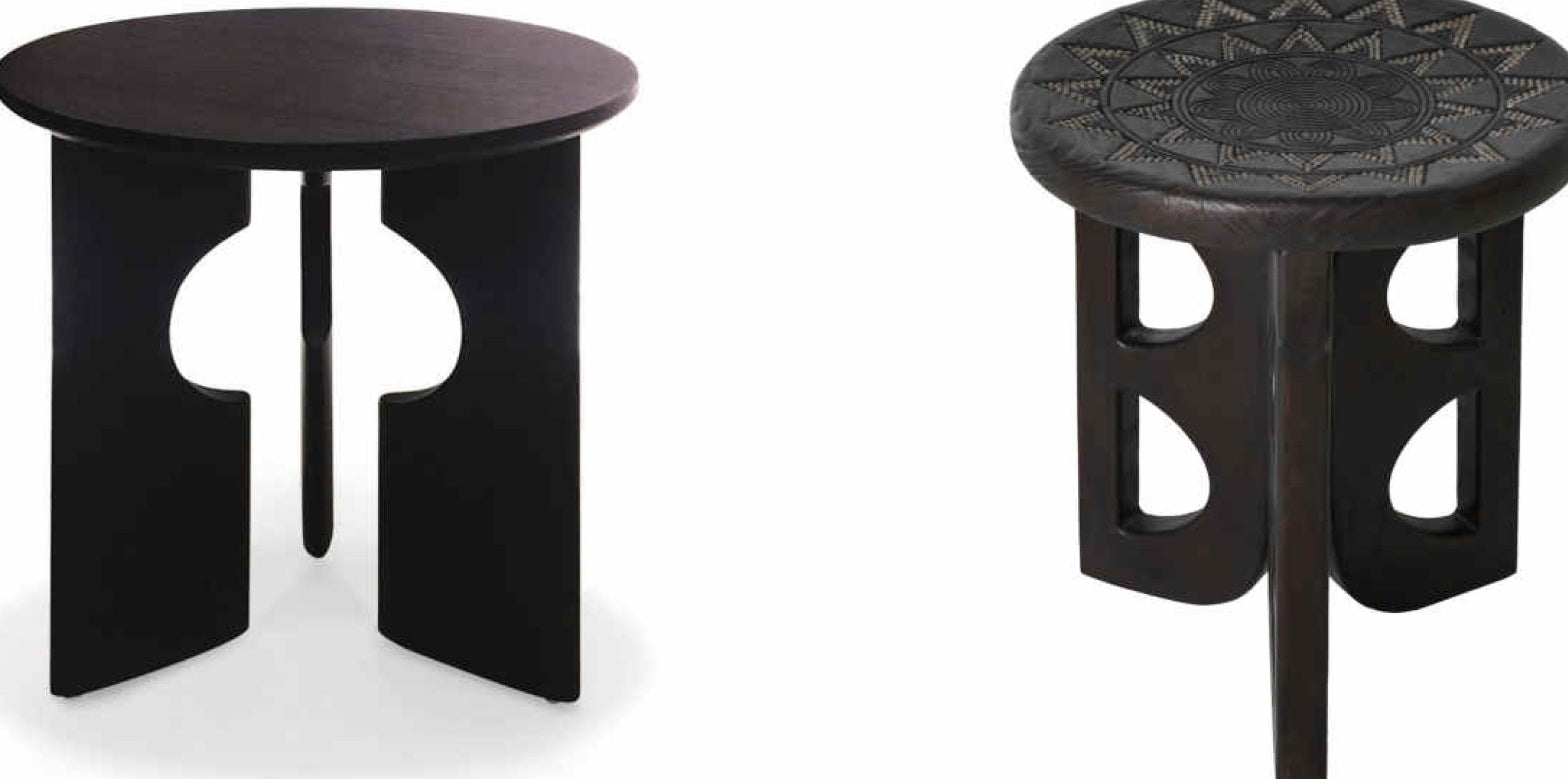 Atubi Stool ATES02006 in a finished interior.