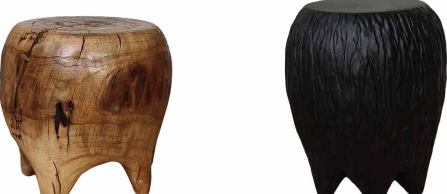 Atubi Stool ATES03038 in a finished interior.