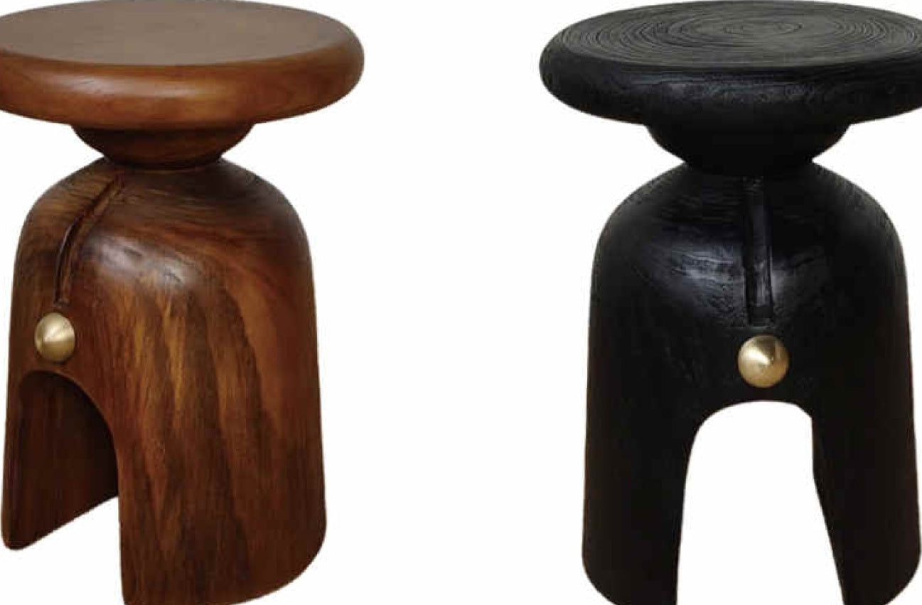 Atubi Stool ATES03081 in a finished interior.