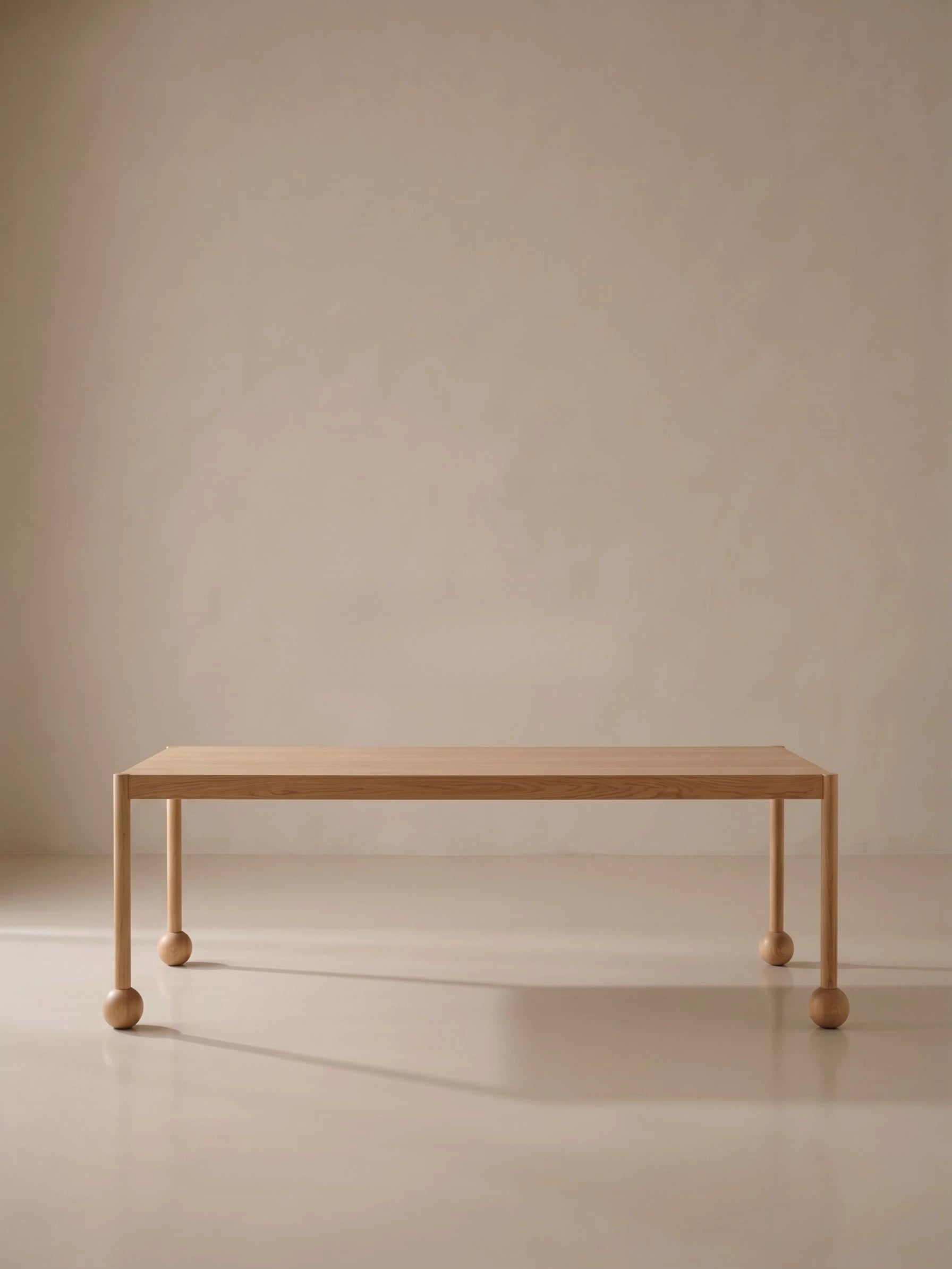 A00007 Dining Table in a finished interior.
