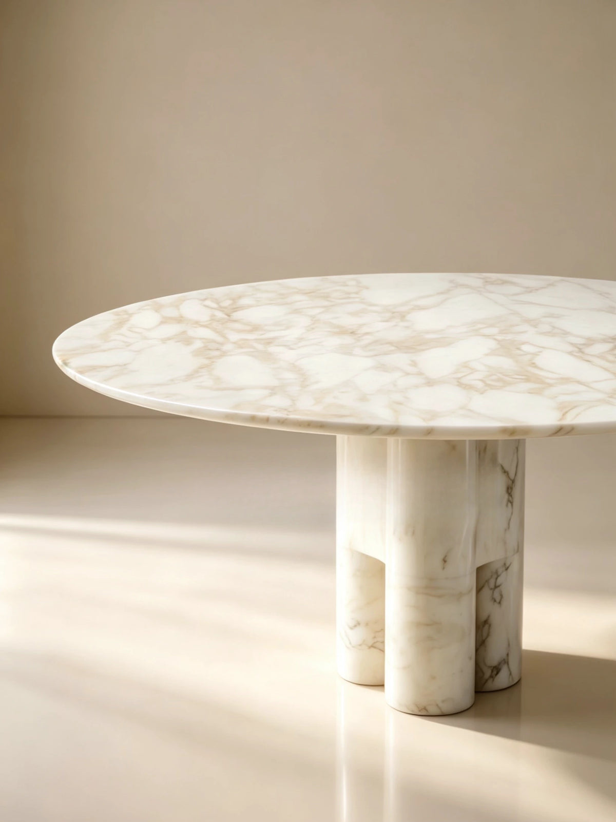 A00049 Dining Table in a finished interior.