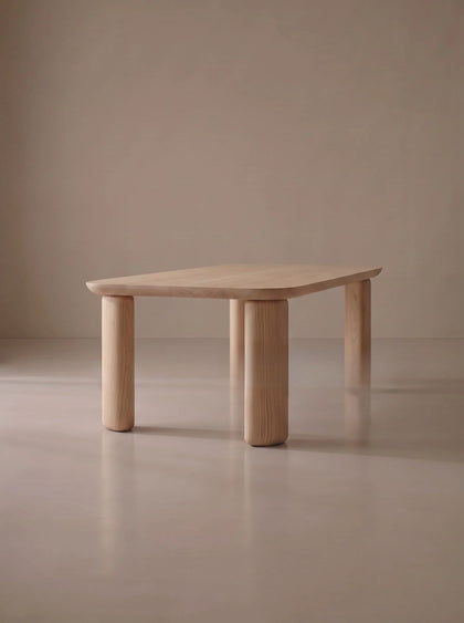 A00056 Minimal Ash Dining Table — view 06