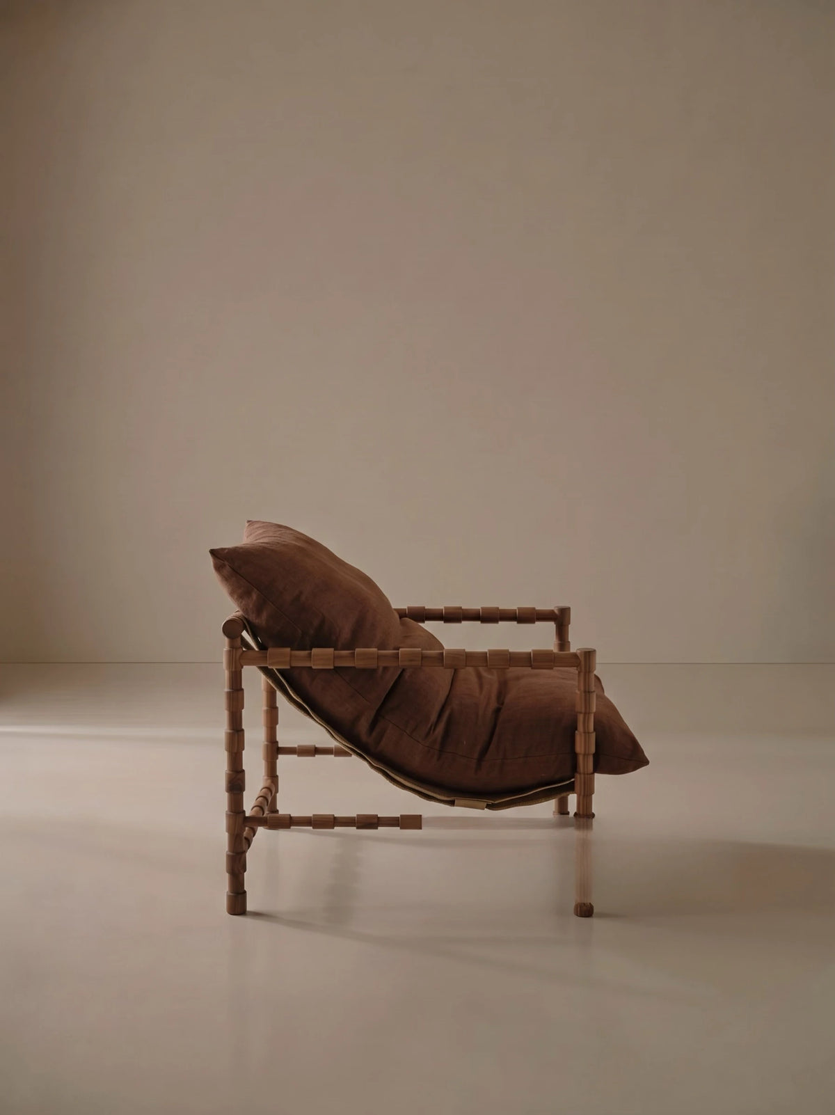 A00054 Lounge Chair in a finished interior.