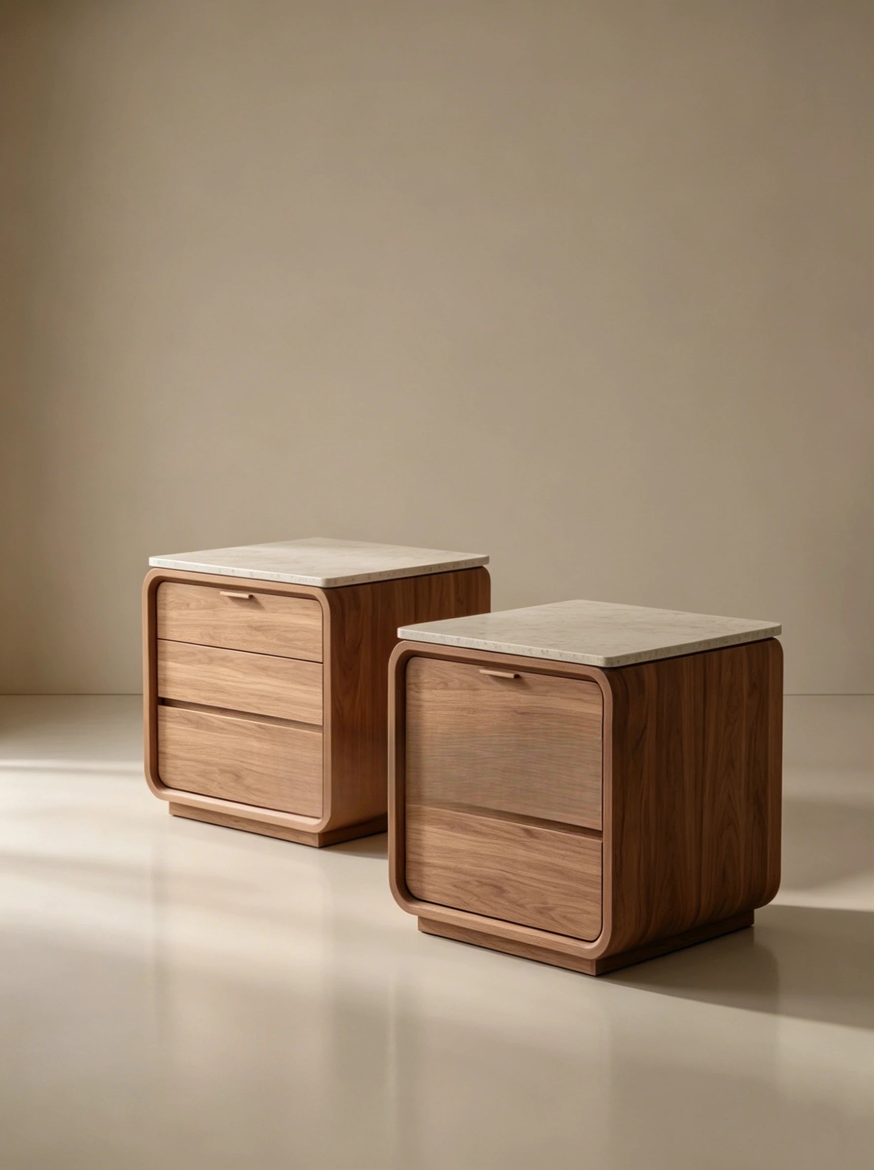 A00003 Nightstand in a finished interior.