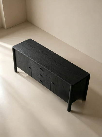 A00047 Black Oak Sideboard — view 02