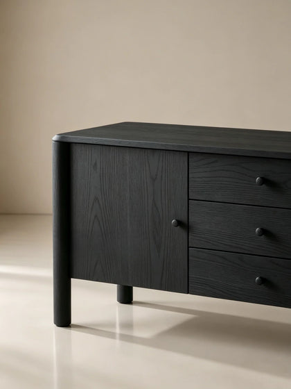 A00047 Black Oak Sideboard — view 07