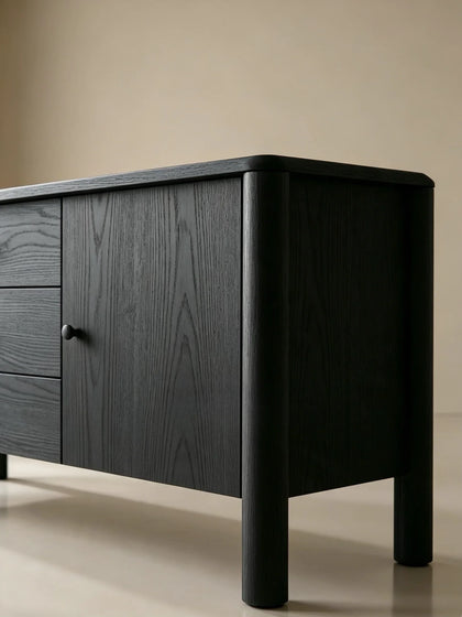 A00047 Black Oak Sideboard — view 08