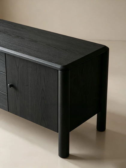 A00047 Black Oak Sideboard — view 10