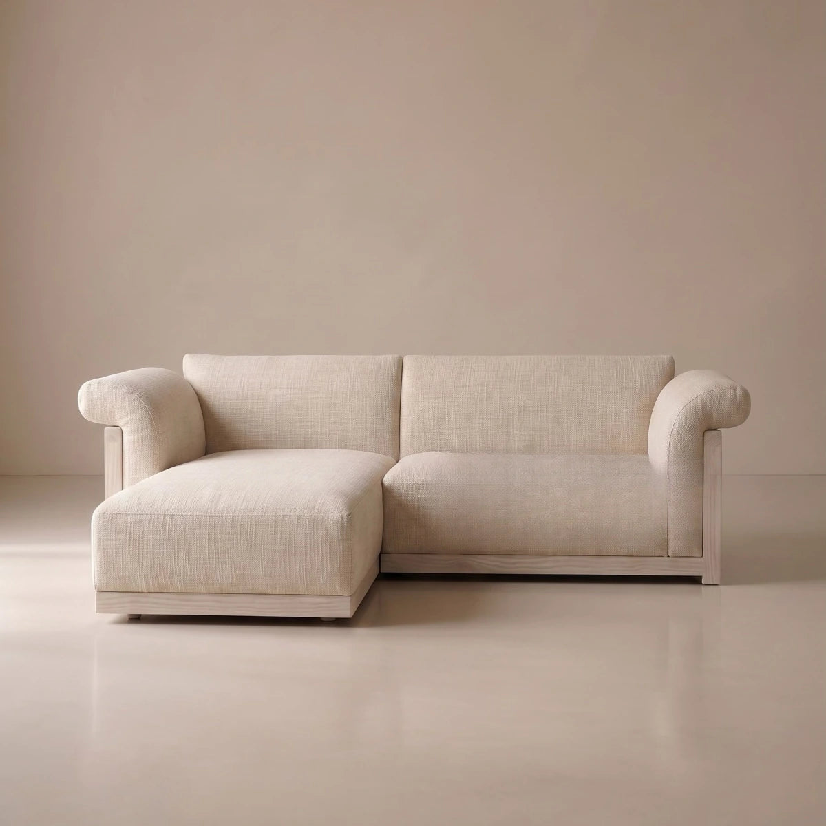 A00044 Linen Sofa — view 01
