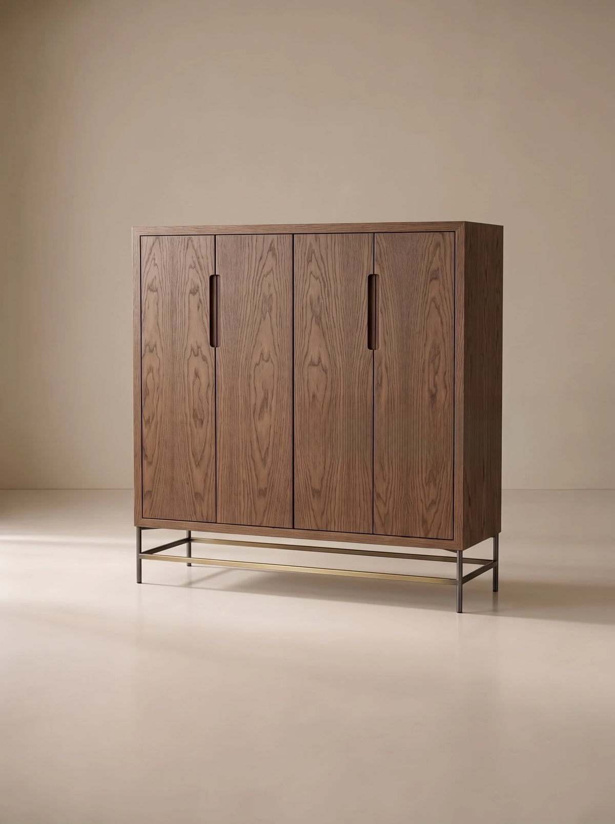 A00037 Wardrobe in a finished interior.