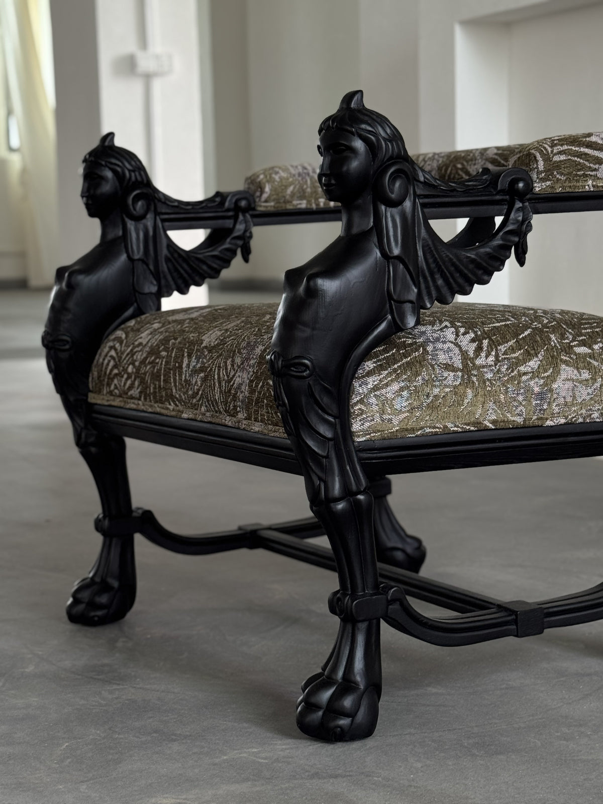 A00006 Bench in a finished interior.