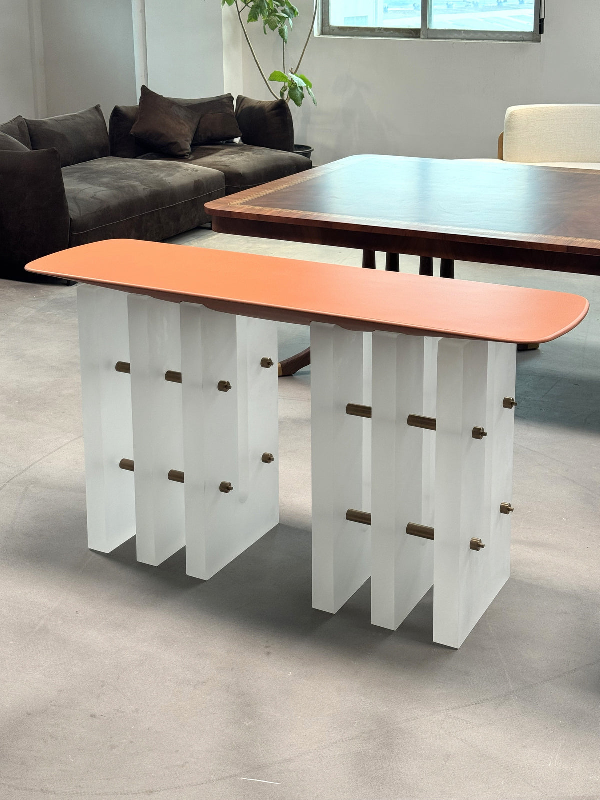 A00030 Console Table in a finished interior.